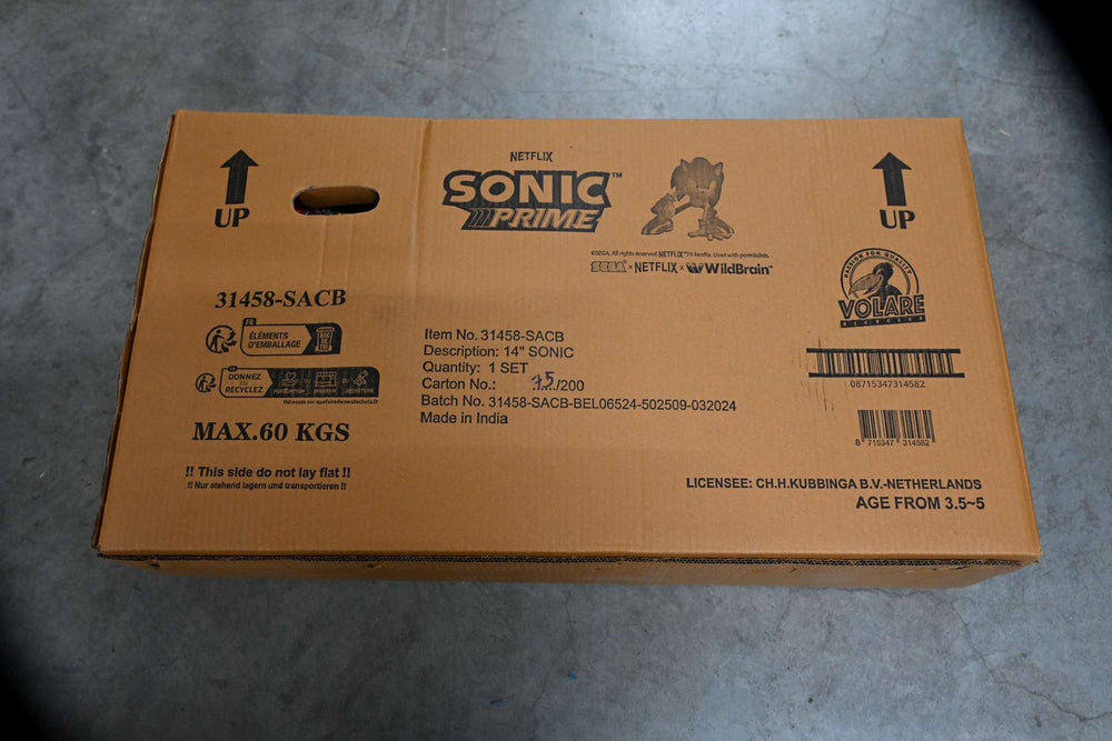Sonic Prime Kinderfiets - Jongens - 14 inch - Blauw Rood - Blauw, Rood - 3-5 jaar extra afbeelding 12