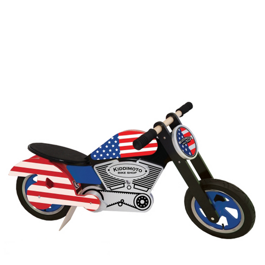 KiddiMoto Loopfiets Chopper USA - 2-6 jaar bij Fietstotaal