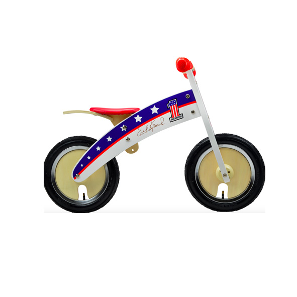 KiddiMoto Loopfiets Kurve Evel Knievel - 2-6 jaar bij Fietstotaal
