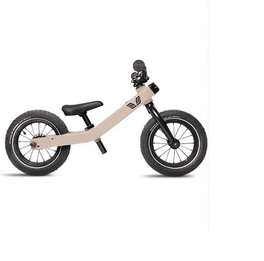 Vici 3-in-1 meegroeifiets natural beige - Beige, Rood bij Fietstotaal