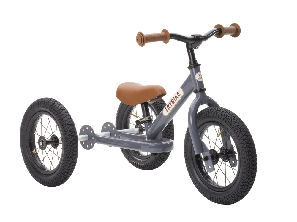 Trybike Steel Grey 3 wieler - 3-5 jaar bij Fietstotaal