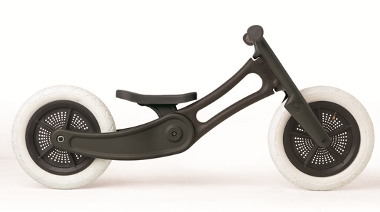 Wishbone Bike RE2 Zwart 2in1 Loopfiets - 2-5 jaar bij Fietstotaal