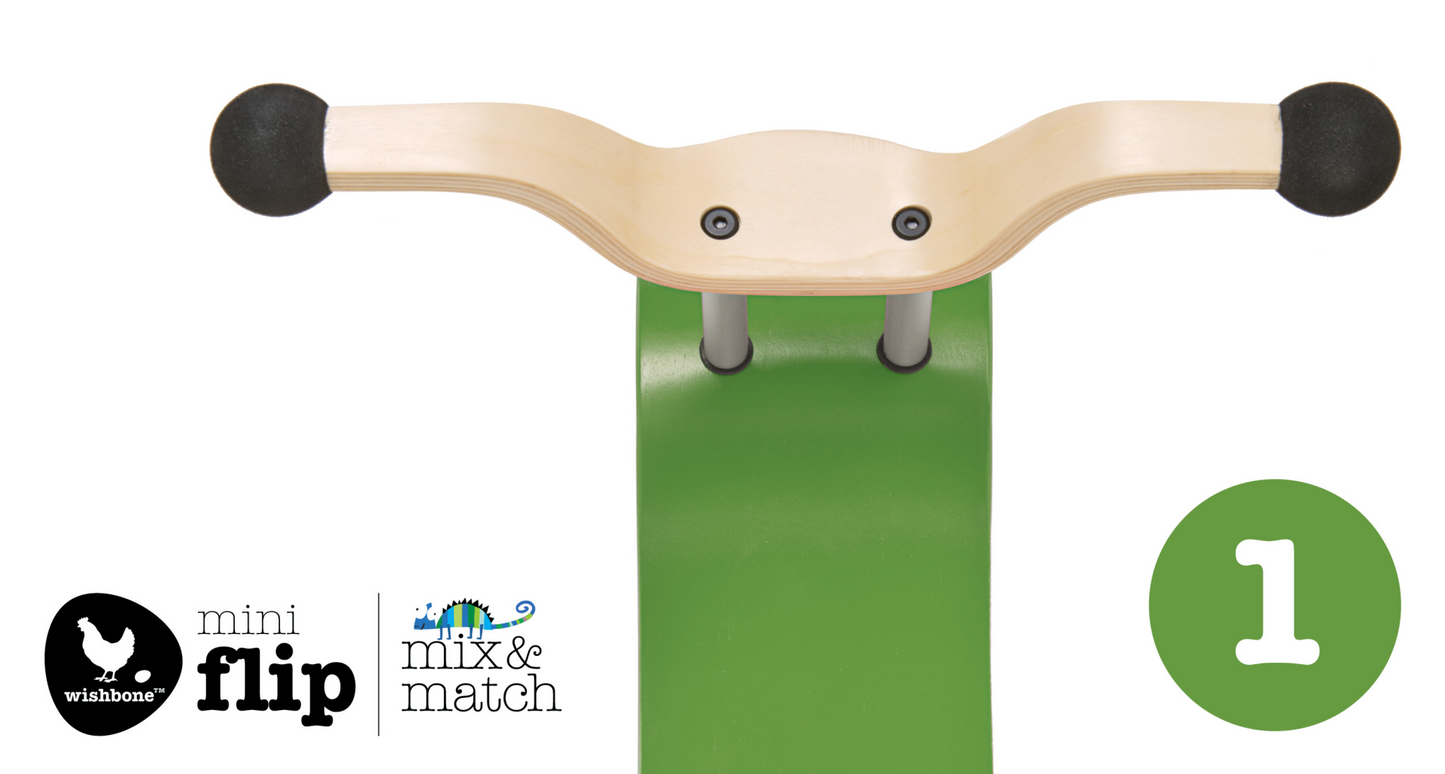 Wishbone mini-flip top green bij Fietstotaal