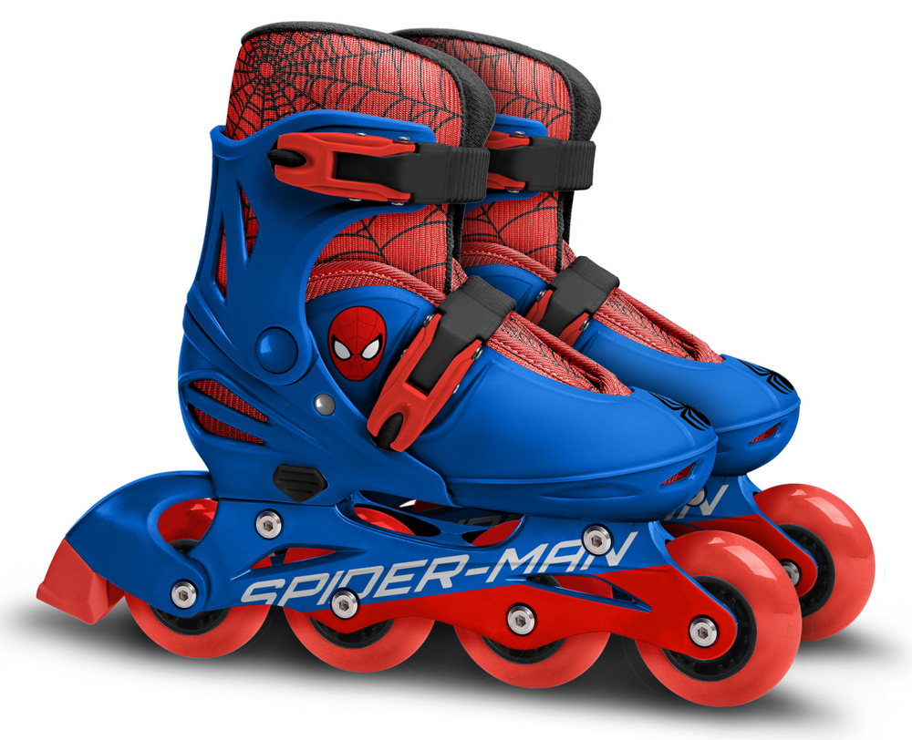 Spiderman Skates Verstelbaar Maat 30-33 - Vanaf 8 jaar bij Fietstotaal