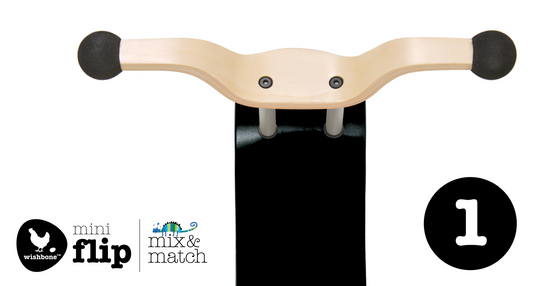 Wishbone mini-flip top black bij Fietstotaal