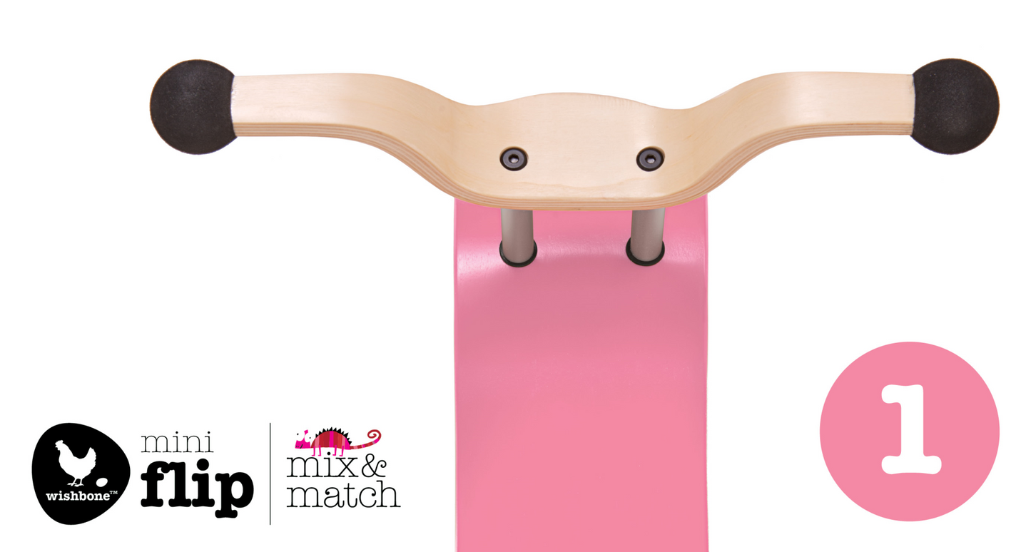 Wishbone mini-flip top pink bij Fietstotaal