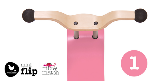 Wishbone mini-flip top pink bij Fietstotaal
