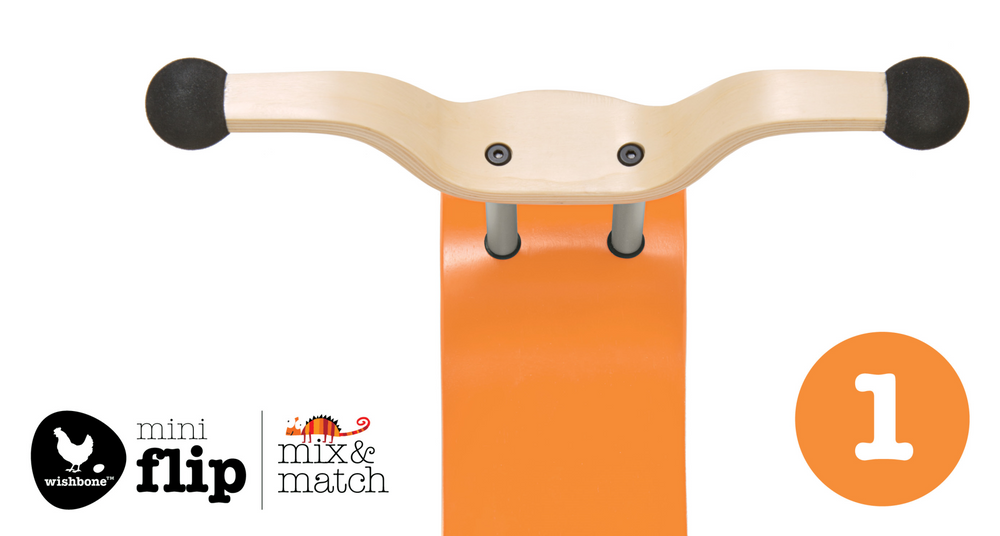 Wishbone mini-flip top orange bij Fietstotaal