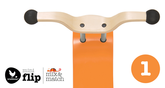 Wishbone mini-flip top orange bij Fietstotaal