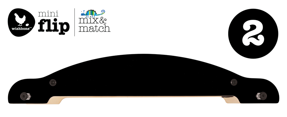 Wishbone mini-flip base black bij Fietstotaal
