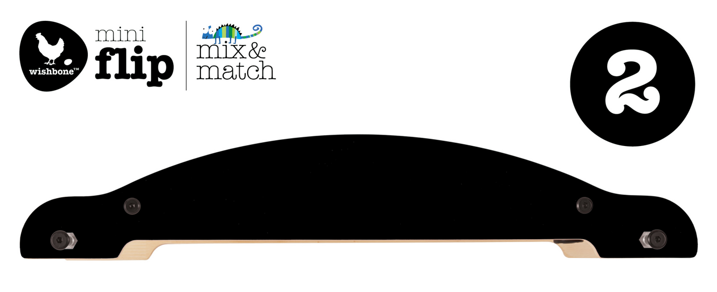 Wishbone mini-flip base black bij Fietstotaal