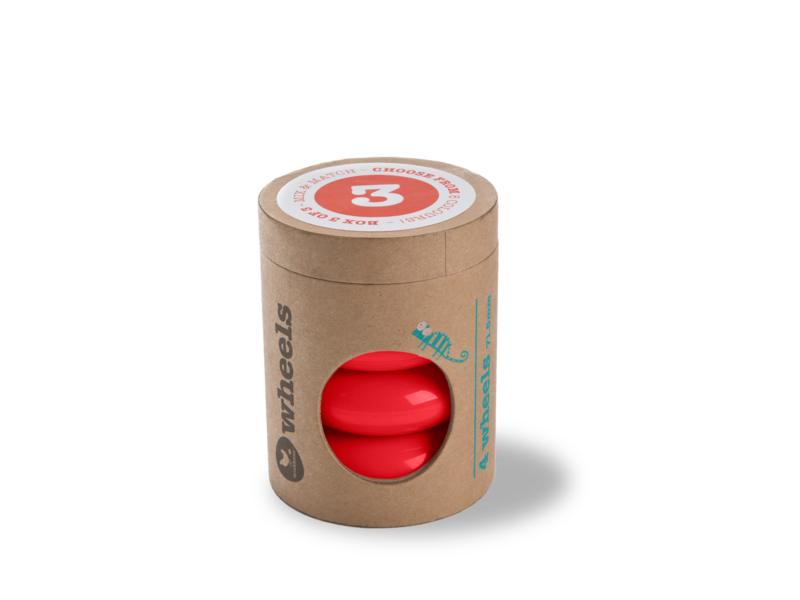 Wishbone mini-flip wheels red bij Fietstotaal