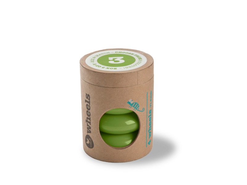 Wishbone mini-flip wheels green bij Fietstotaal