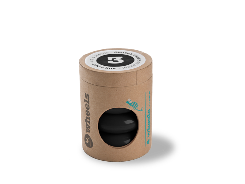 Wishbone mini-flip wheels black bij Fietstotaal