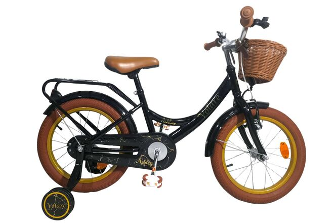 Volare Ashley Kinderfiets - Meisjes - 16 inch - Zwart - 4-6 jaar extra afbeelding 11