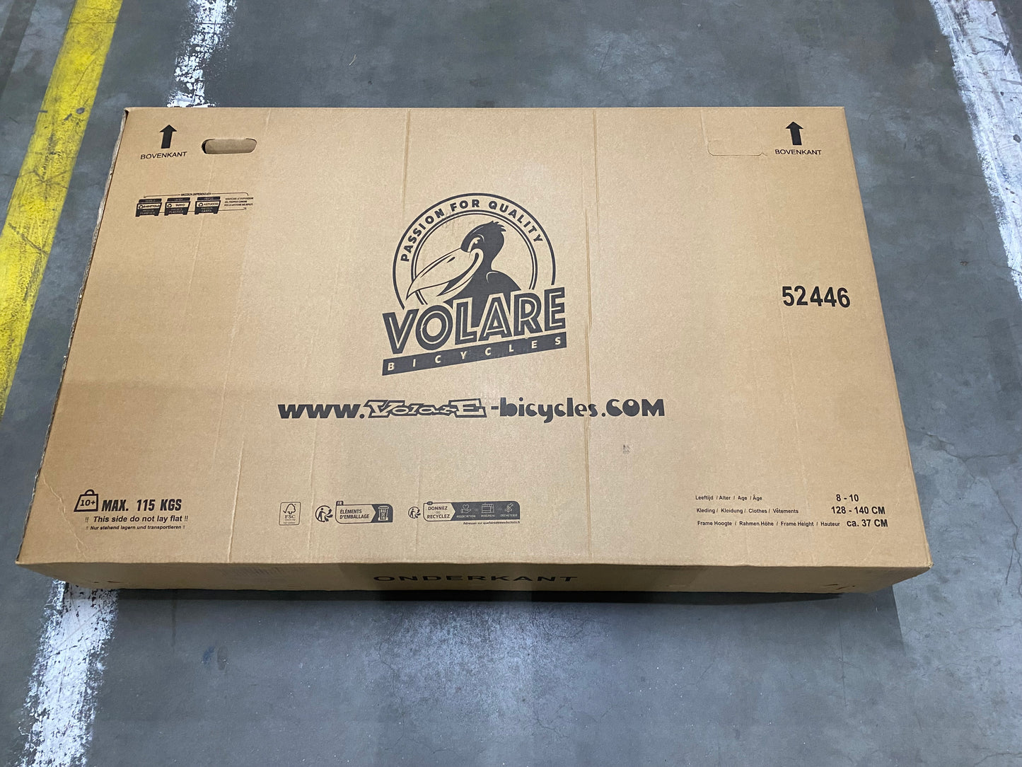 Volare Blossom Kinderfiets - Meisjes - 24 inch - Wit - 8-10 jaar extra afbeelding 12