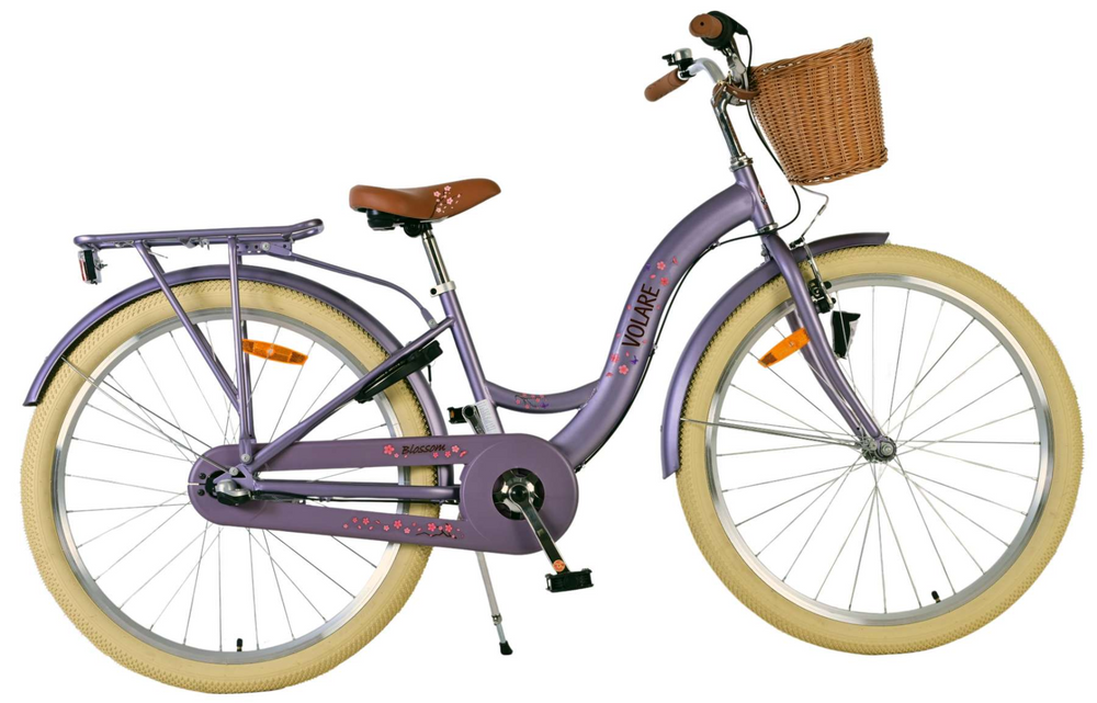Volare Blossom Kinderfiets - Meisjes - 26 inch - Paars - Nexus 3 versnellingen - 10-12 jaar extra afbeelding 16