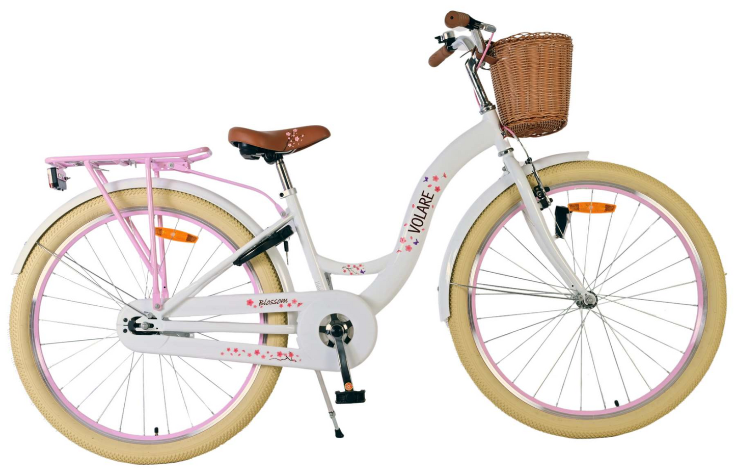 Volare Blossom Kinderfiets - Meisjes - 26 inch - Wit - 10-12 jaar extra afbeelding 15