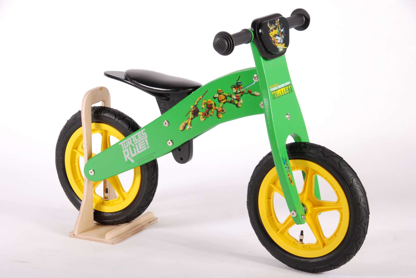 Teenage Mutant Ninja Turtles houten loopfiets 12 inch - 3-5 jaar extra afbeelding 8