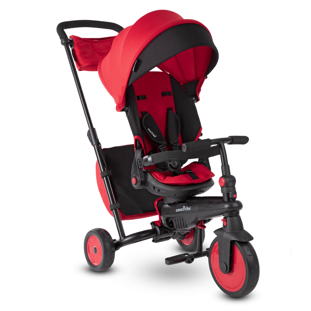 SmarTrike STR7 Vouwbare 7-in-1 Driewieler Rood – Luxe Meegroei Trike vanaf 6 Maanden - Vanaf 1 jaar bij Fietstotaal