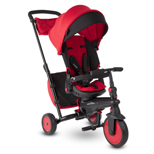 SmarTrike STR7 Vouwbare 7-in-1 Driewieler Rood – Luxe Meegroei Trike vanaf 6 Maanden - Vanaf 1 jaar bij Fietstotaal