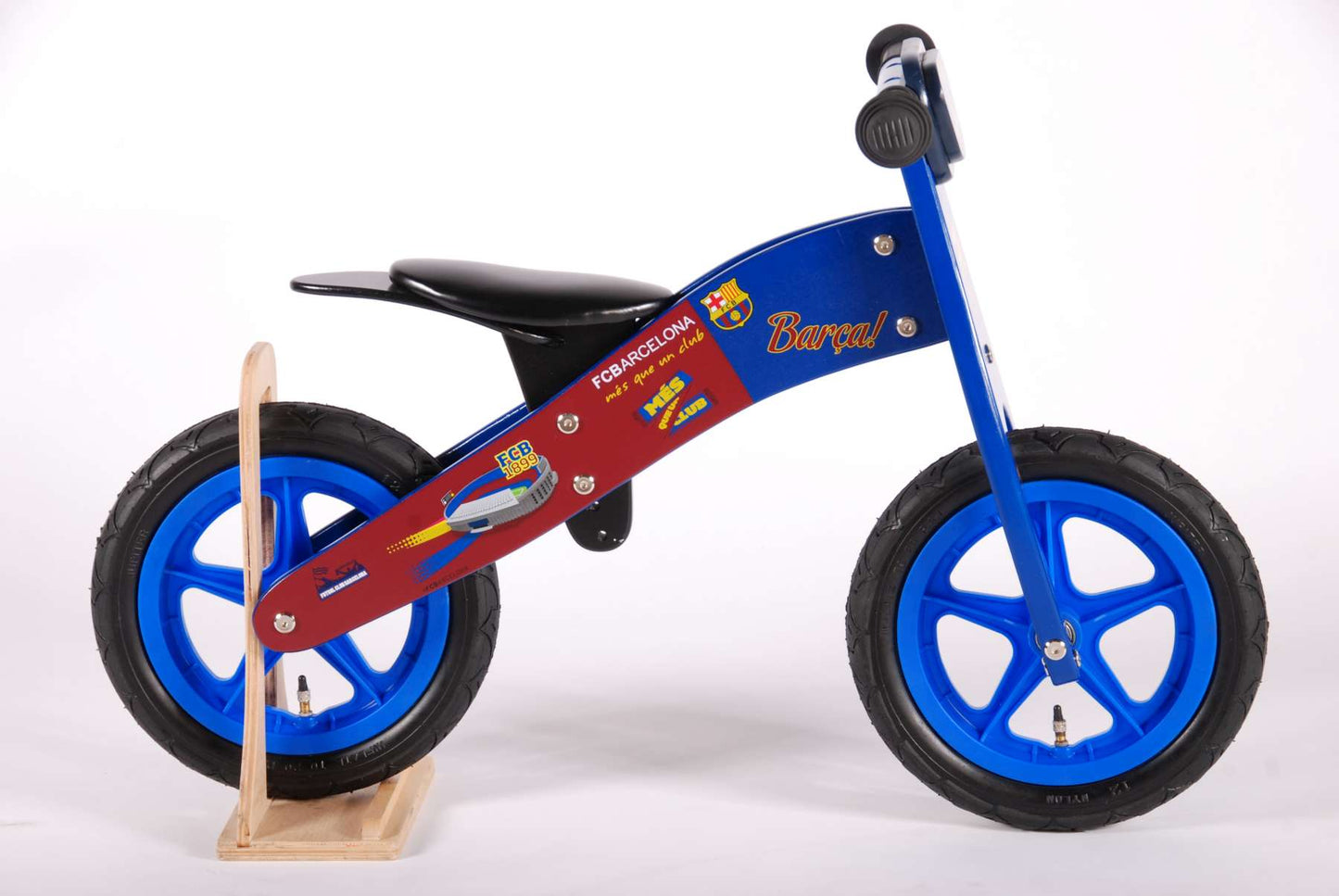 FC Barcelona houten loopfiets 12 inch - 3-5 jaar extra afbeelding 4