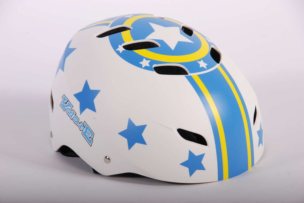 Volare Skatehelm Blauw Rode Sterren extra afbeelding 15