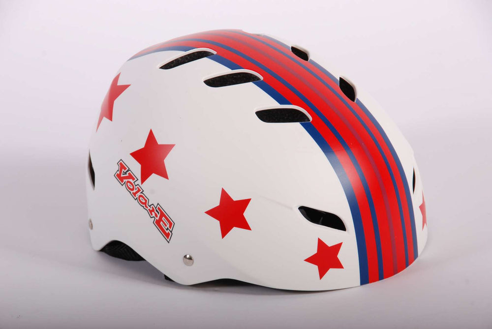 Volare Skatehelm Blauw Rode Sterren extra afbeelding 9