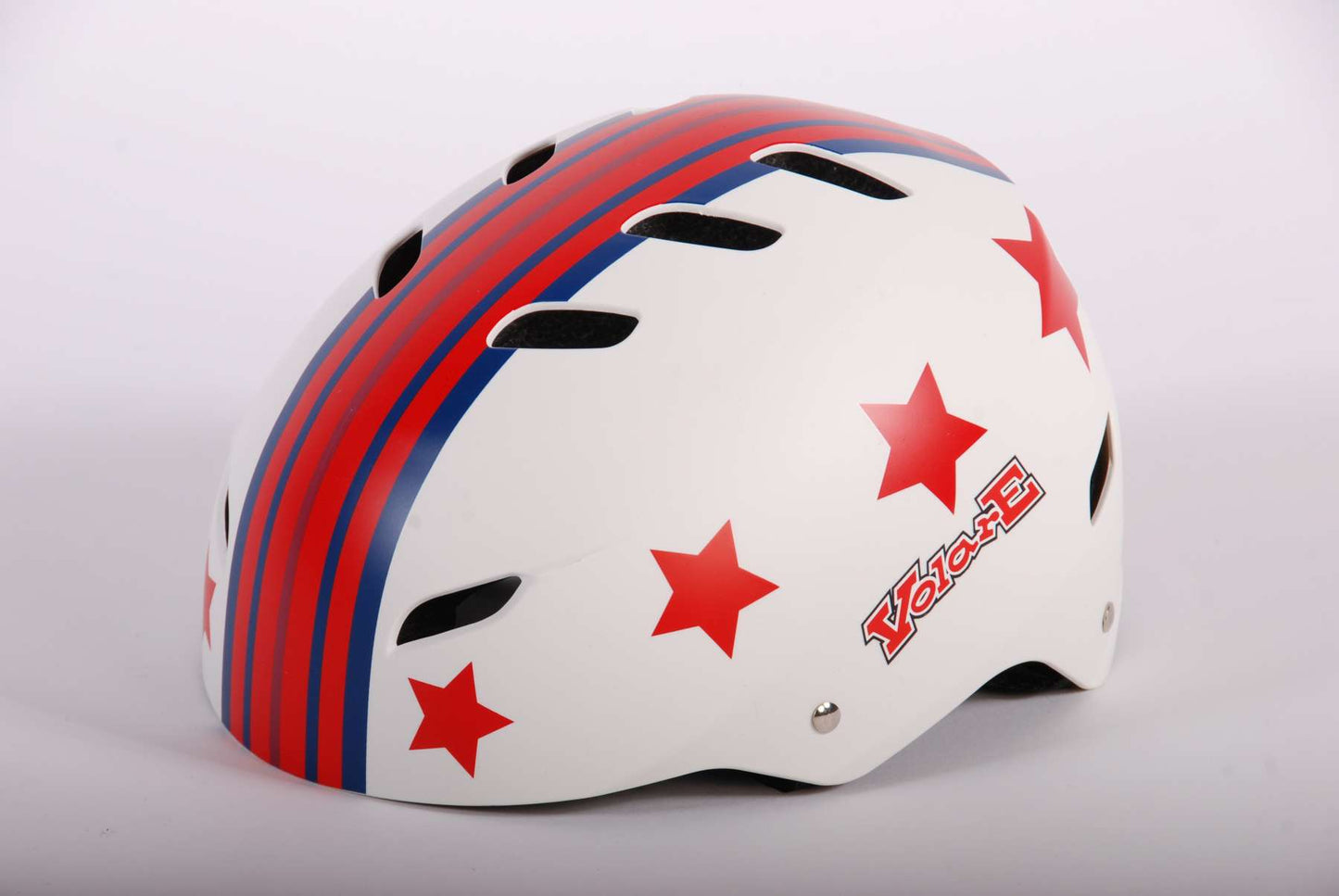 Volare Skatehelm Blauw Rode Sterren extra afbeelding 7
