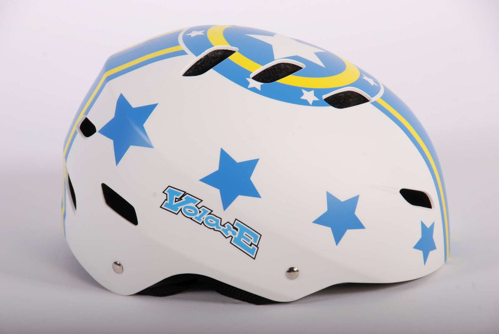 Volare Skatehelm Blauw Rode Sterren extra afbeelding 3