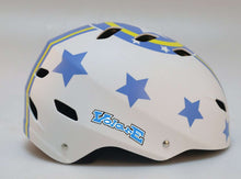 Volare Skatehelm Blauw Rode Sterren bij Fietstotaal