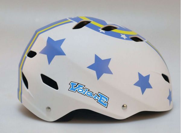 Volare Skatehelm Blauw Rode Sterren extra afbeelding 2