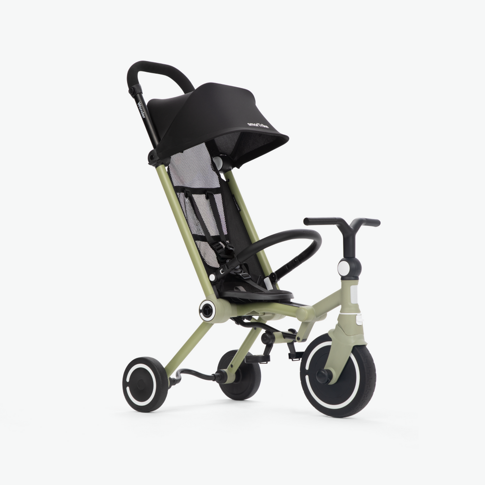 SmarTrike Wonder Driewieler Moonlight Olijf Groen– Meegroei 2-in-1 Buggy en Driewieler vanaf 9 Maanden - Vanaf 1 jaar bij Fietstotaal