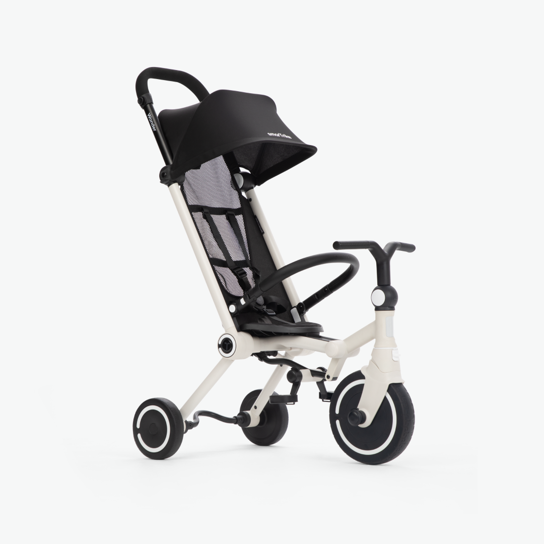 SmarTrike Wonder Driewieler Moonlight Wit – Meegroei 2-in-1 Buggy en Driewieler vanaf 9 Maanden - Vanaf 1 jaar bij Fietstotaal