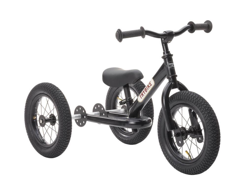 Trybike Steel Black 3 wieler - 3-5 jaar bij Fietstotaal