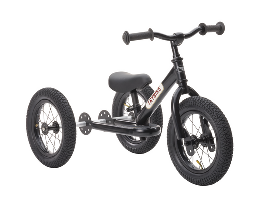Trybike Steel Black 3 wieler - 3-5 jaar bij Fietstotaal