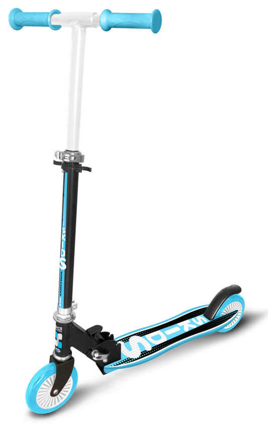Skids Control Opvouwbare Step Blauw met Ergonomisch Deck - Vanaf 5 jaar bij Fietstotaal
