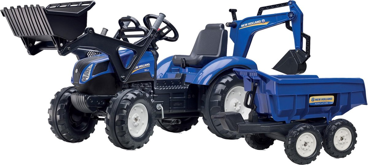 Falk New Holland Tractor Shovel Set Maxi 3+ - Vanaf 3 jaar bij Fietstotaal