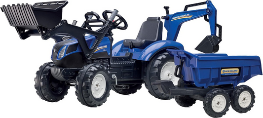 Falk New Holland Tractor Shovel Set Maxi 3+ - Vanaf 3 jaar bij Fietstotaal