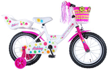 Volare Ashley Kinderfiets - Meisjes - 14 inch - Wit - 95% afgemonteerd - 3-5 jaar bij Fietstotaal