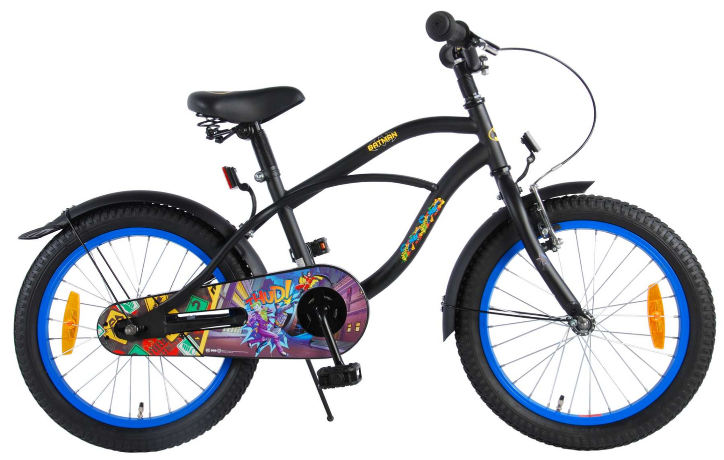 Batman Kinderfiets - Jongens - 18 inch - Zwart - 5-7 jaar extra afbeelding 18