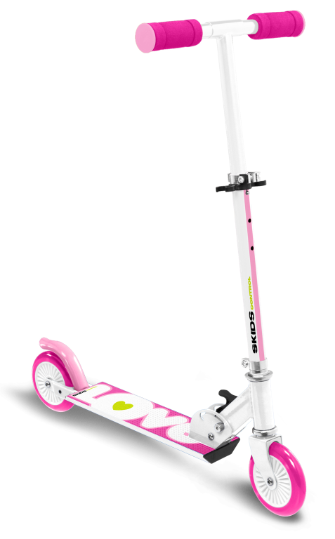 Skids Control Opvouwbare Step Roze - Vanaf 5 jaar bij Fietstotaal