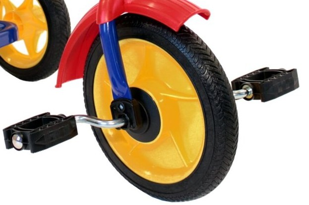 Italtrike driewieler voorwiel geel bij Fietstotaal