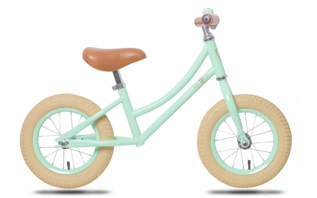 Loopfiets Rebel Kidz Classic 12,5" - groen celeste - 2-4 jaar bij Fietstotaal