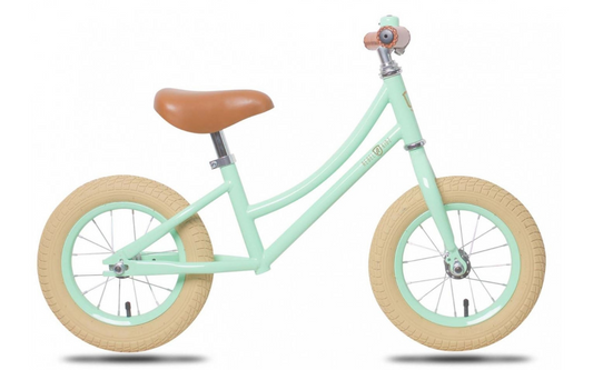 Loopfiets Rebel Kidz Classic 12,5" - groen celeste - 2-4 jaar bij Fietstotaal