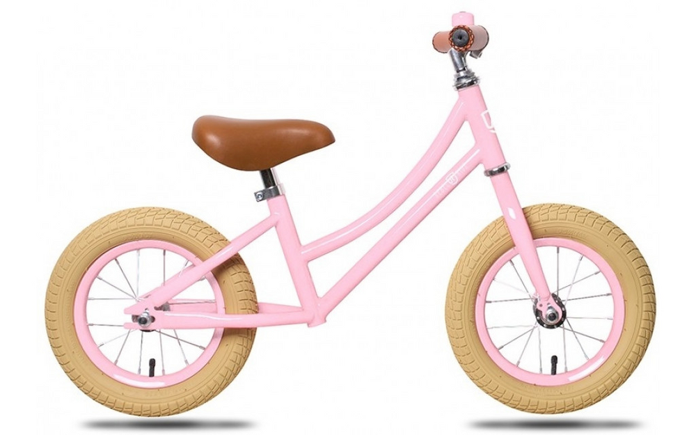 Loopfiets Rebel Kidz Classic 12,5" - lichtroze - 2-4 jaar bij Fietstotaal