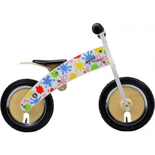 KiddiMoto Loopfiets Kurve Splatz - 2-6 jaar bij Fietstotaal