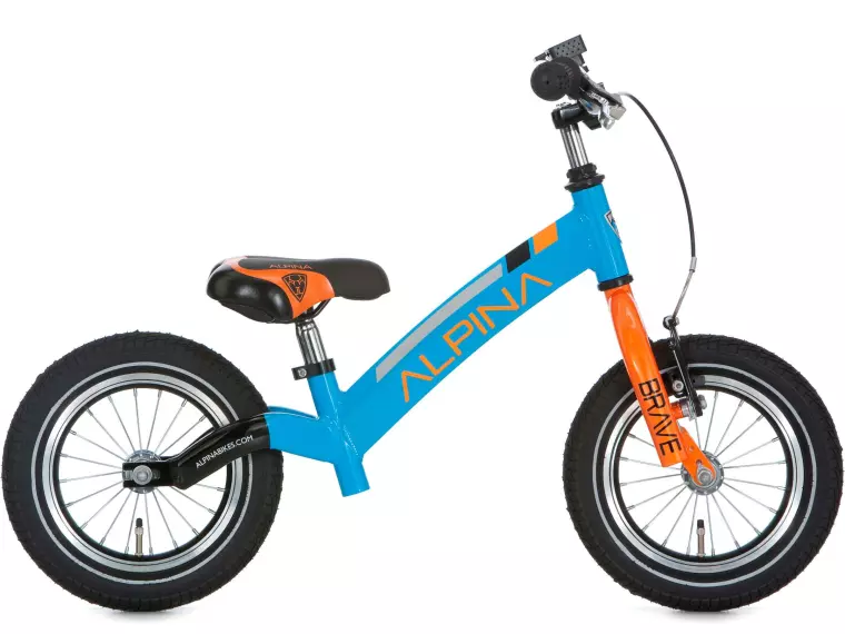 Alpina Brave J12 Blauw - 3-5 jaar bij Fietstotaal