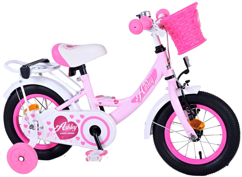 Volare Ashley Kinderfiets - Meisjes - 12 inch - Roze - 3-5 jaar extra afbeelding 3