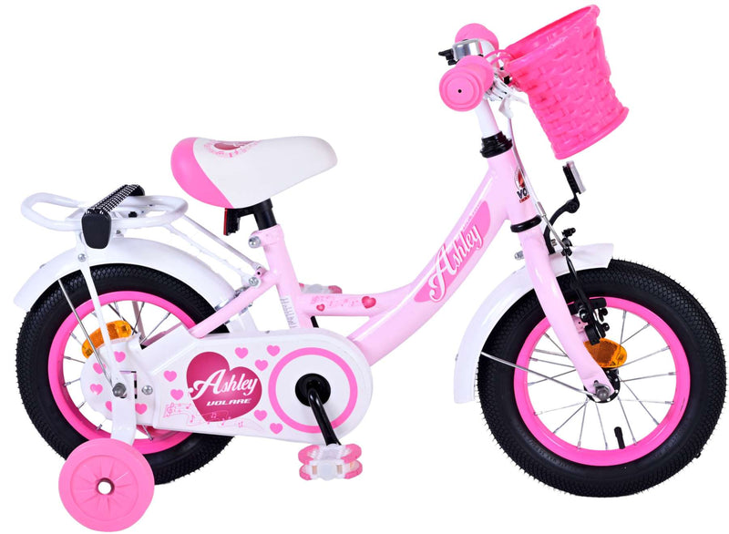 Volare Ashley Kinderfiets - Meisjes - 12 inch - Roze - 3-5 jaar
